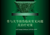 骨与关节损伤临床常见问题及治疗对策PPT