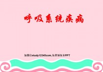 呼吸系统疾病PPT