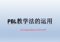 PBL教学法的运用PPT