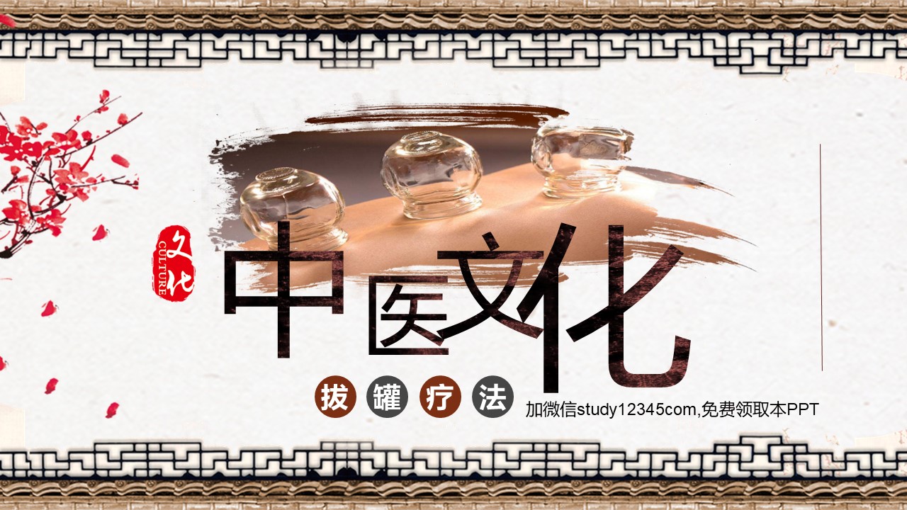 中医文化拔罐疗法PPT