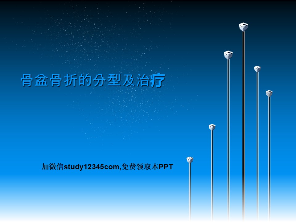 骨盆骨折的分型及治疗PPT