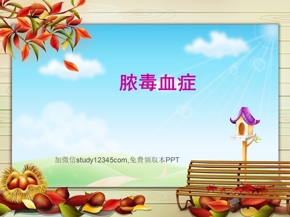 脓毒血症护理ppt