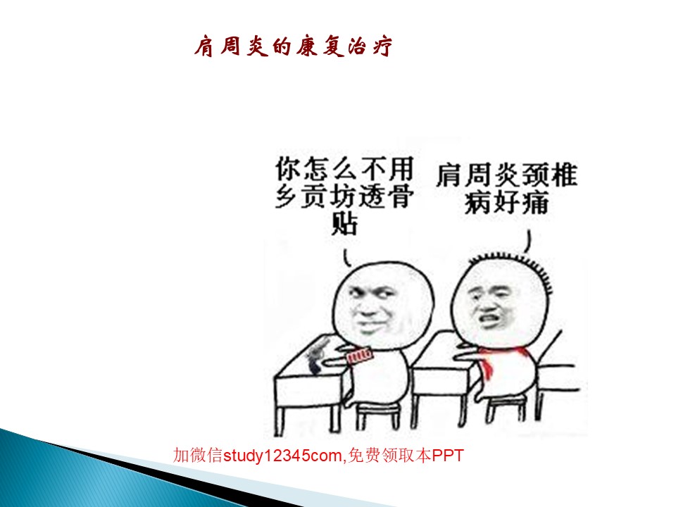 针灸治疗肩周炎PPT