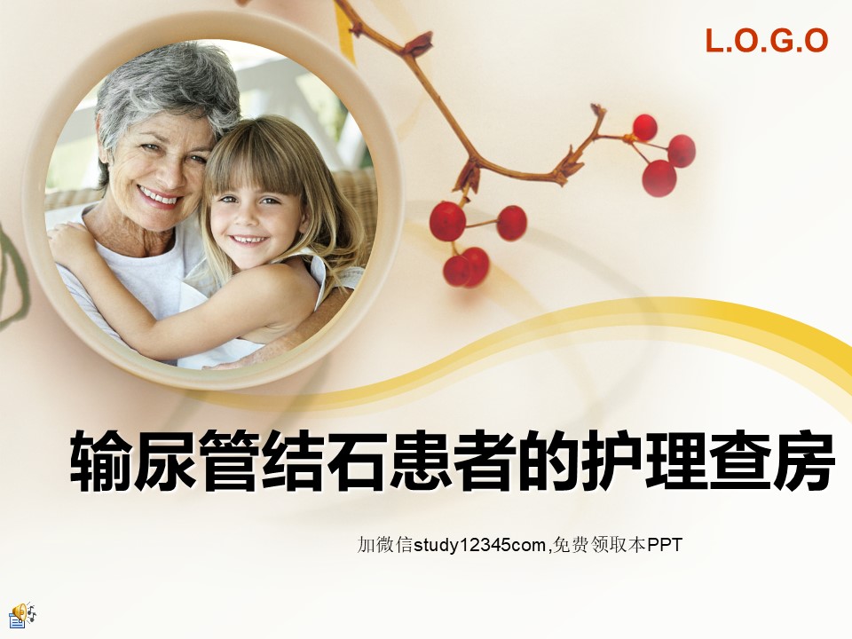 输尿管结石患者的护理查房PPT