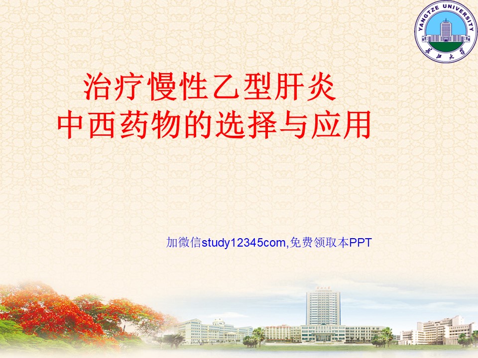 治疗慢性乙型肝炎PPT