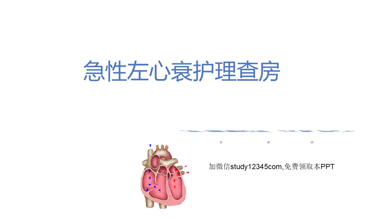 急性左心衰护理查房PPT