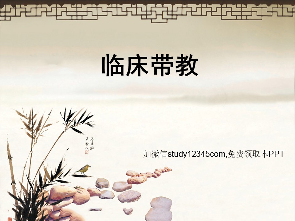 临床带教PPT