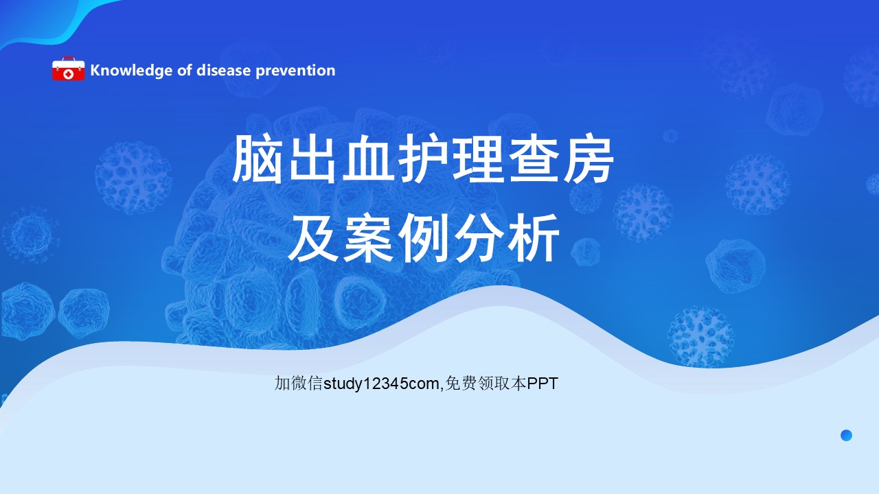 脑出血护理查房及案例分析2PPT