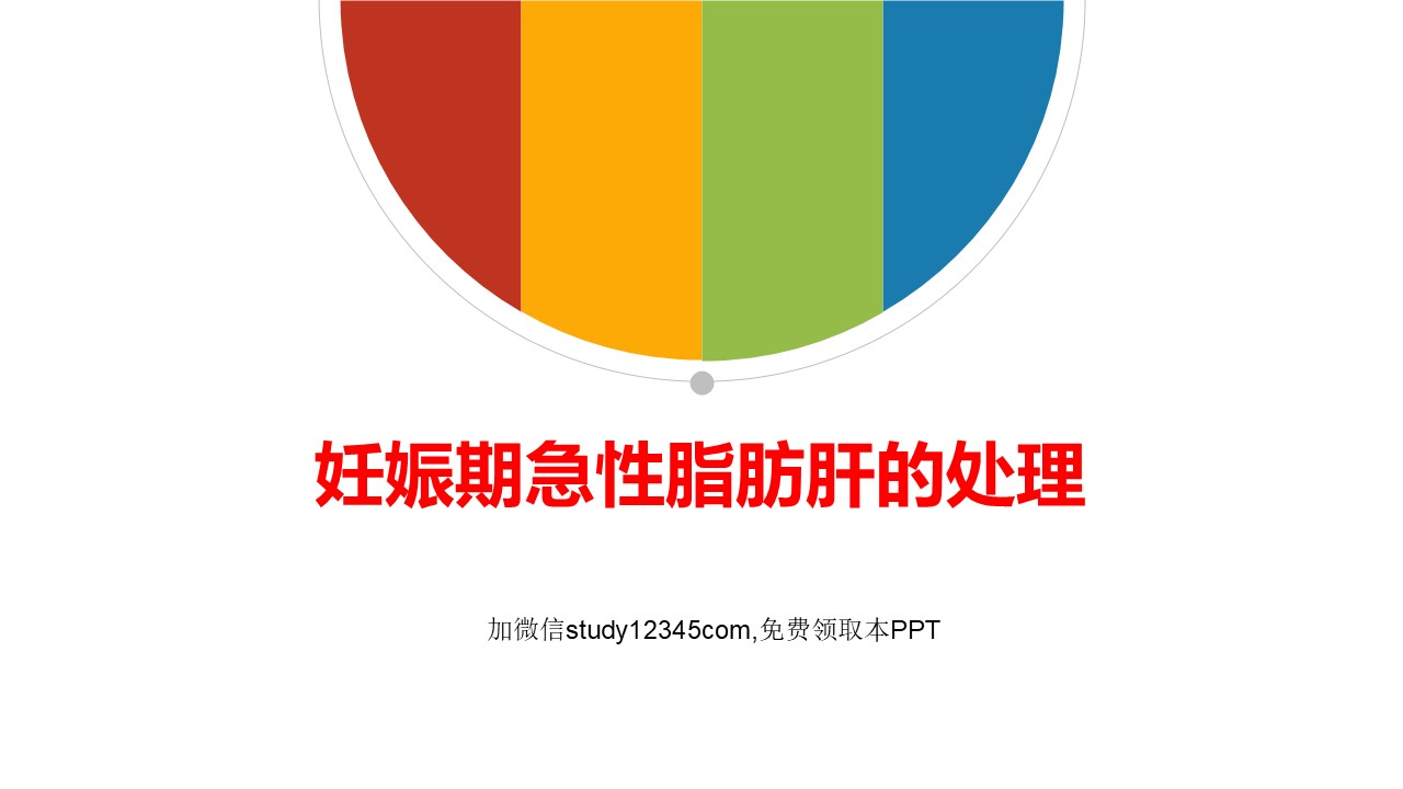 妊娠期急性脂肪肝的处理PPT
