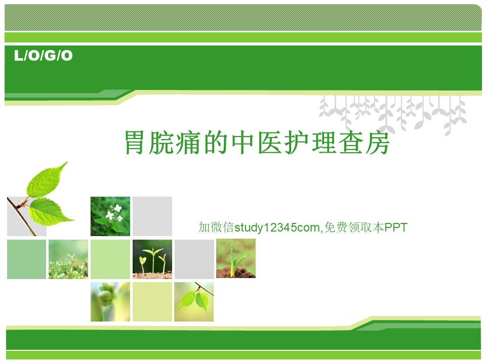 胃脘痛的中医护理查房PPT
