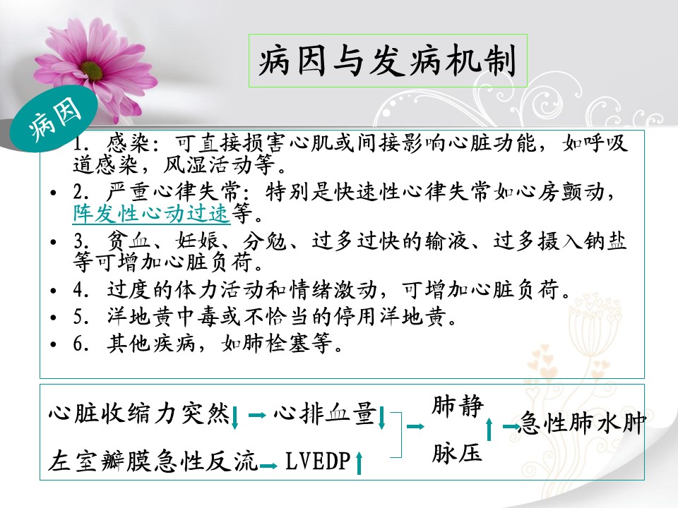 急性心力衰竭的护理PPT