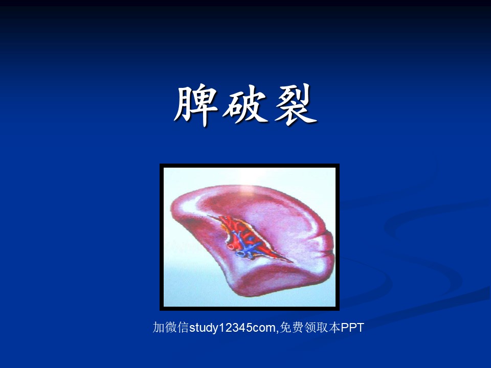 脾破裂PPT