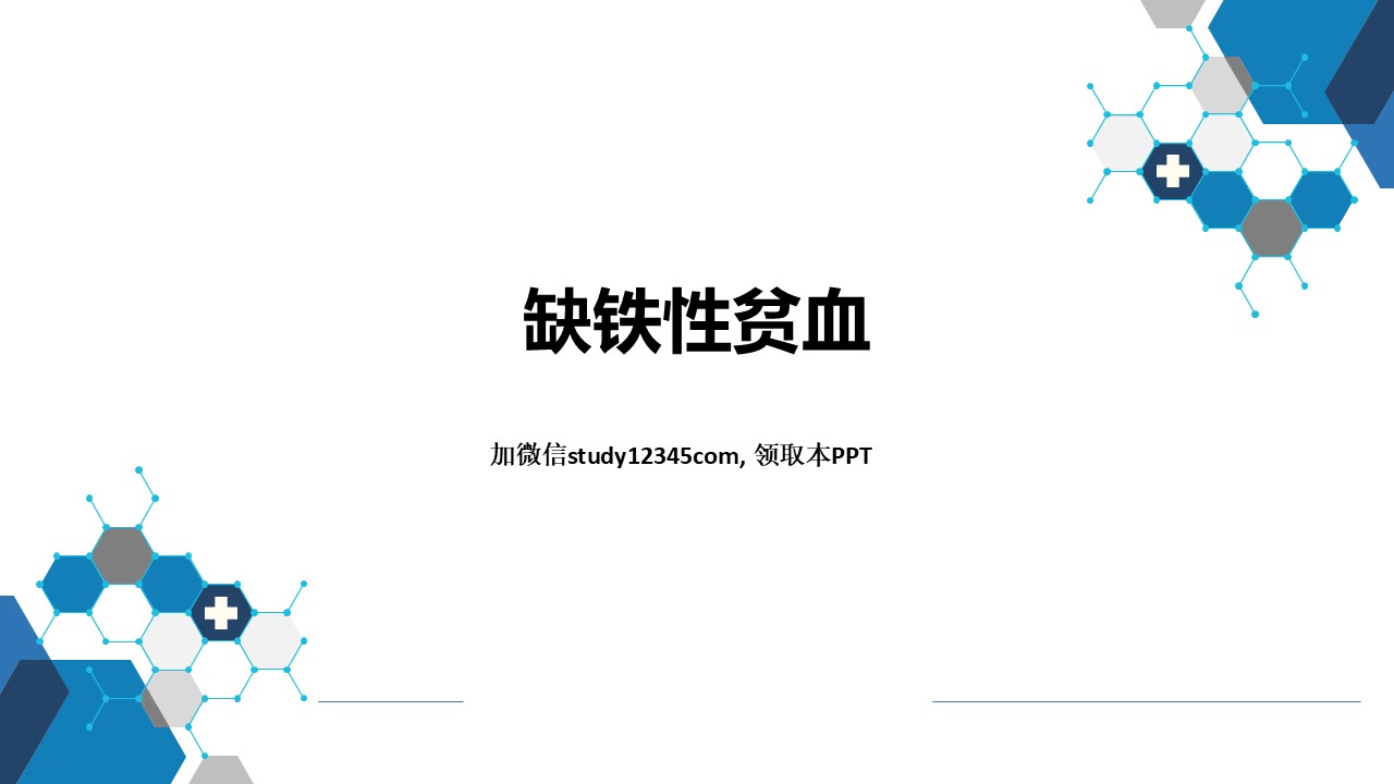 缺铁性贫血，血液系统疾病PPT