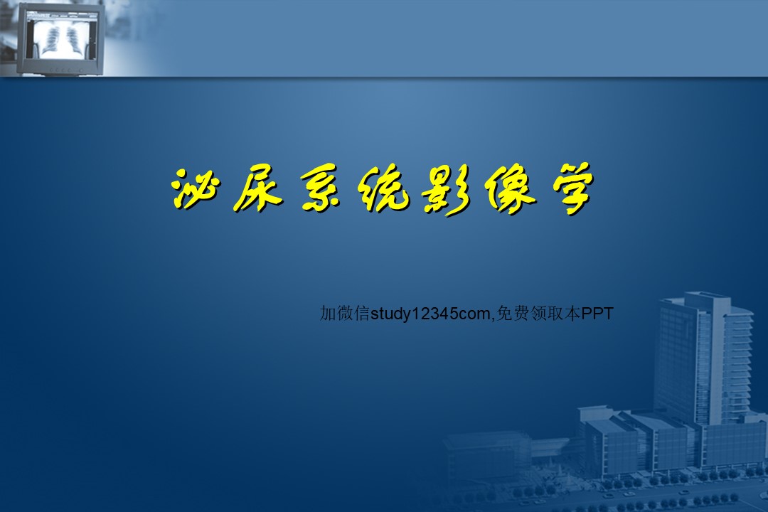 泌尿系统影像学PPT
