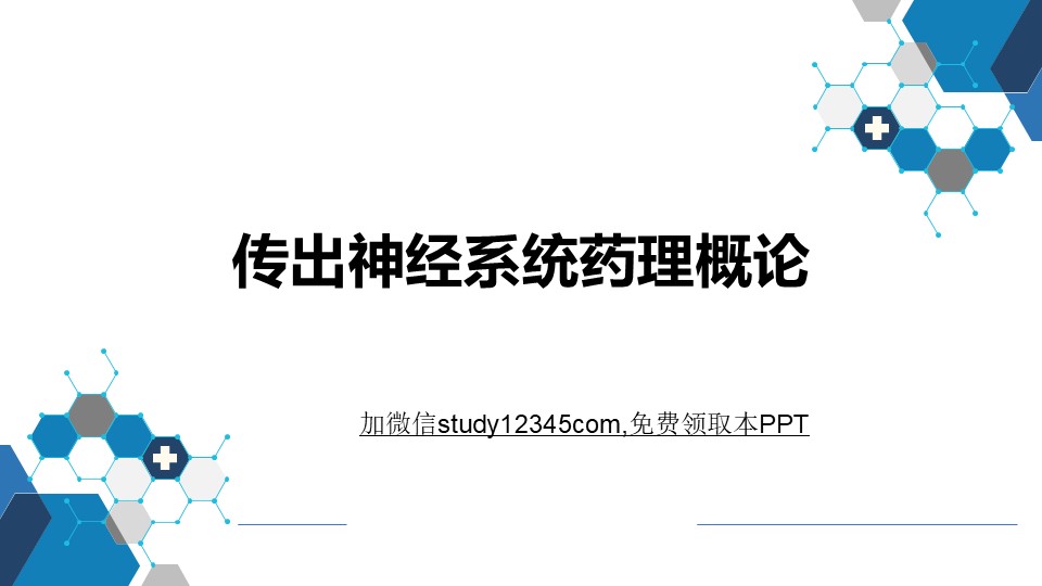 传出神经系统药理概论PPT
