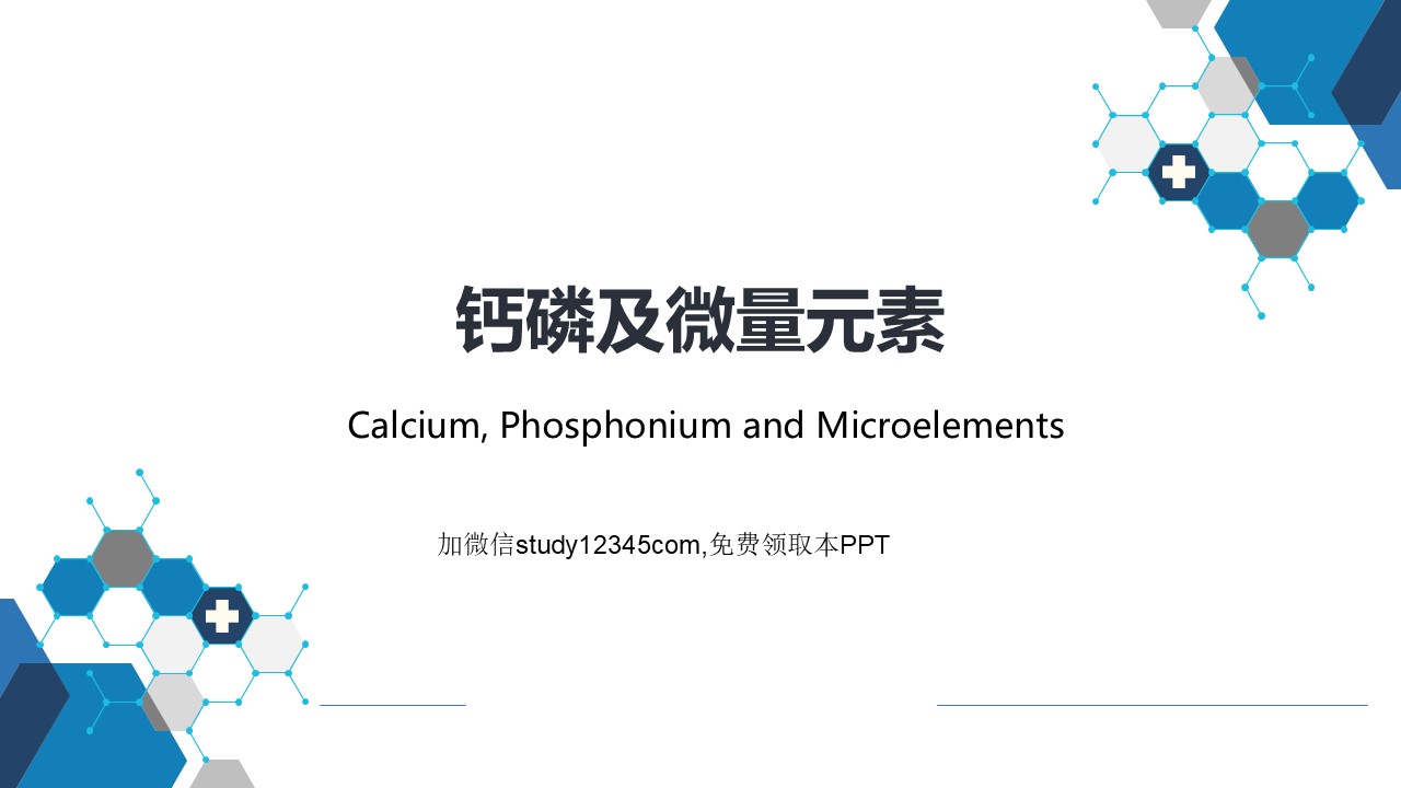 钙、磷及微量元素PPT